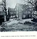 Vordere Ansicht des Hauses von Peter Johannes Flender in Dörpe (Radevormwald) in dem Johann Heinrich Jung von 1763 bis 1770 wohnte.