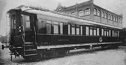 CIWL-Teakholz-Schlafwagen mit Holzaufbau (1908)