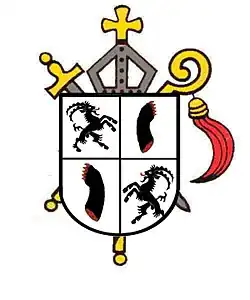 Wappen des Thomas Planta (1520–1565), ab 1559 Fürstbischof von Chur