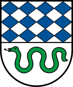 Von Silber und Blau (vier Spalten) quergeweckt (Oftersheim)