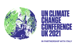 Logo der UN-Klimakonferenz 2021