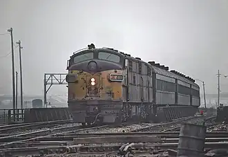 Rock-Island-Pendlerzug in Chicago (1978)