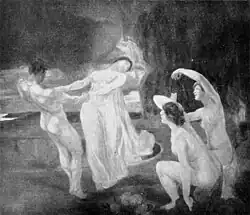 Astronomies–Mathématiques. Wandgemälde in der Sorbonne. (1908)