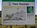 Infotafel am Cabo Touriñán.