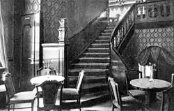 Aufgang im Café Corso (um 1947)