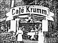 Kaffee-Stand auf dem Rutenfest 1900