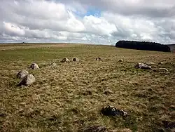Teilbereich des äußeren und der innere Kreis - rechts