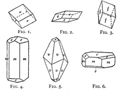 Rhomboedrische Kristalle[8]