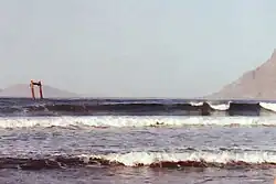 1982 gesunkener Frachter vor Caleta de Famara (1998)
