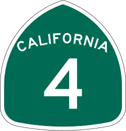 Straßenschild der California State Route 4