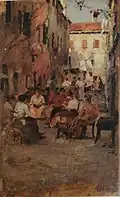 Una Calle a Venezia, 1883