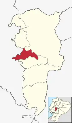 Der Kanton Caluma in der Provinz Bolívar