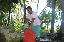 Wasser holen in Mauboque