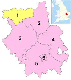 Distrikte und Unitary Authority