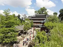 Chinesischer Garten mit Pagodenbau