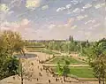 Le Jardin des Tuileries, matinée, printemps, soleil