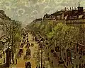 Le Boulevard Montmartre, matinée de printemps
