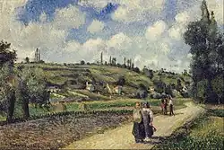 La Côte du Valhermeil à Auvers-sur-Oise