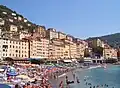 Die bunten Häuser von Camogli