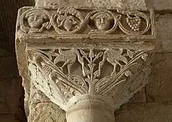 Vögel, die Trauben picken