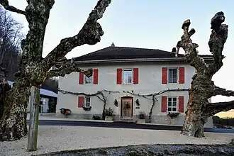 Das ehemalige Schleusenhaus am Nordende der Scheitelhaltung