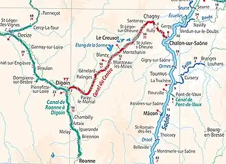 Verlaufsskizze des Kanals