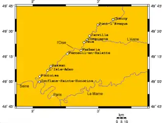 Verlaufsskizze des Kanals