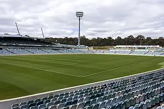 Das GIO Stadium Canberra im Oktober 2011