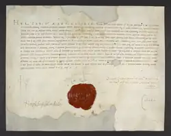 Urkunde, Mantua 1542