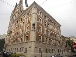 Wien 9, Canisius-Pfarrhof in Lustkandlgasse 34 mit Wohnhaus Canisiusgasse 16