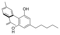 Strukturformel Cannabinodiol