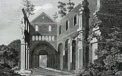 Klosterruine Paulinzella (Vorlage: Christian Ludwig Stieglitz)