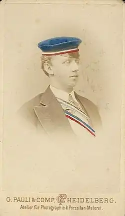 Carl von Braun als Heidelberger Rhenane