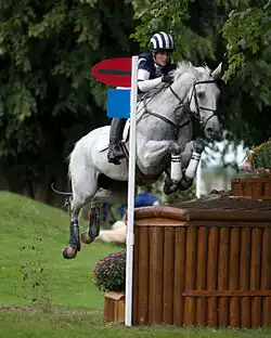 Caroline Powell und Lenamore bei den Burghley Horse Trials 2010