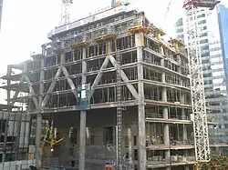 Die Baustelle am 27. November 2011.