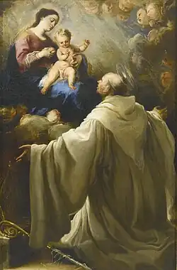 Maria lactans mit San Bernardo, 1667 (Privatsammlung)