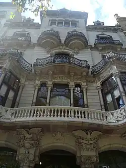Die Casa Malagrida am Passeig de Gràcia in Barcelona