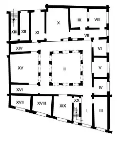 Grundriss des Hauses