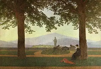 Caspar David Friedrich: Gartenterrasse, 1811