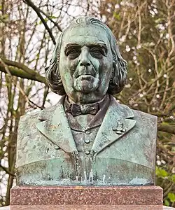 Büstendenkmal von Caspar Garthe im Kölner Zoo