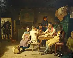 Caspar Kaltenmoser (1865): Wirtshausszene