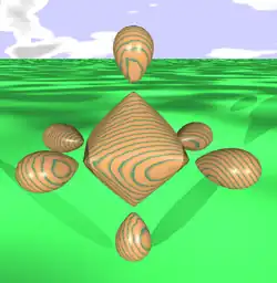 Verallgemeinerte Fläche zu 6 Punkten