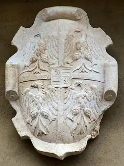 Gonzaga-Wappen in Castel Goffredo