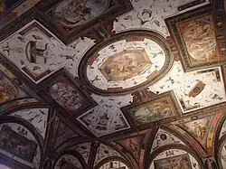 Deckengestaltung im Castello Bufalini