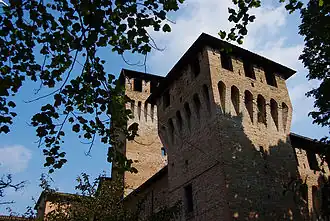 Castello della Rocca (Montecchio Emilia), im Besitz der Terzi von 1402–1409