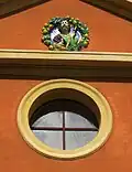 Detail der Fassade