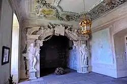 Stuckdekoration im Schloss Uherčice von Baldassare Fontana