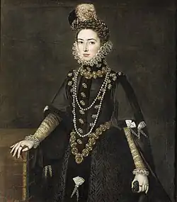 Catalina Micaela von Spanien, von Alonso Sánchez Coello, um 1584–1585
