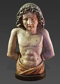 San Sebastian – Polychromiertes Holz