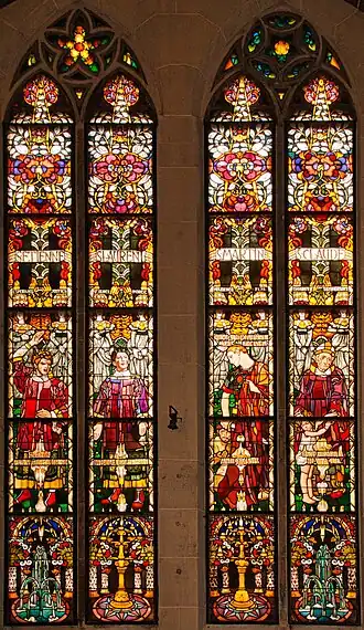 7. Fenster der heiligen Bischöfe und Diakone (Józef Mehoffer)